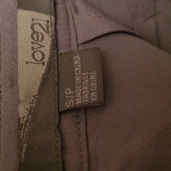 Forever 21 Shimmering Lavender  Skirt Or Strapless Top  Small - Picture 4 of 8